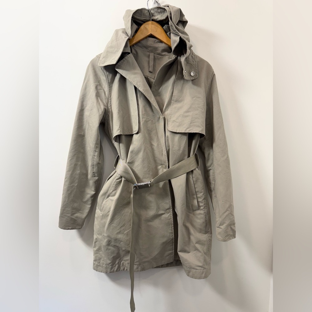 Lululemon Always There Short Trench Coat Raw Linen - Picture 5 of 14